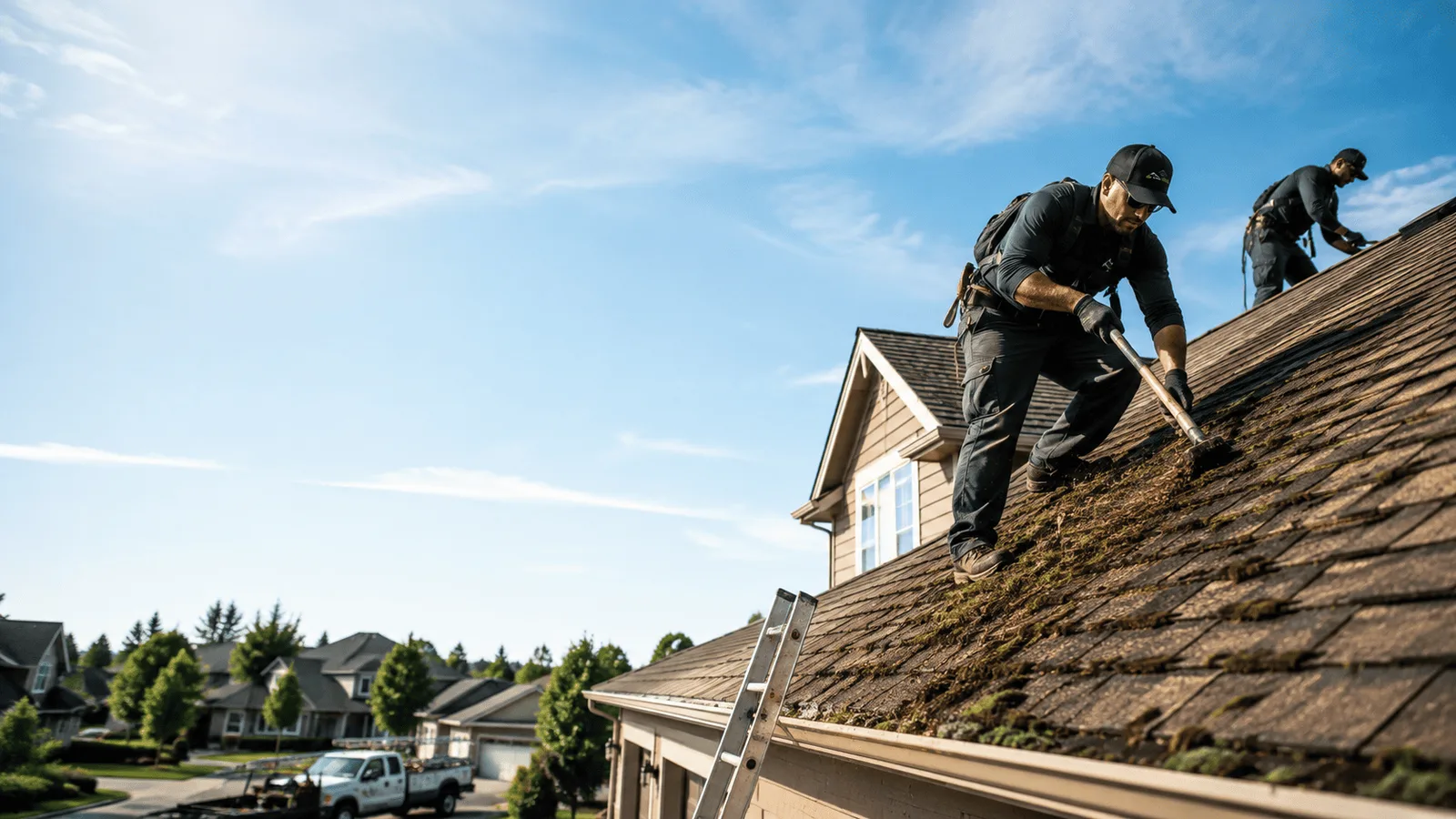 Roof Moss Removal in Tracy, CA near me
